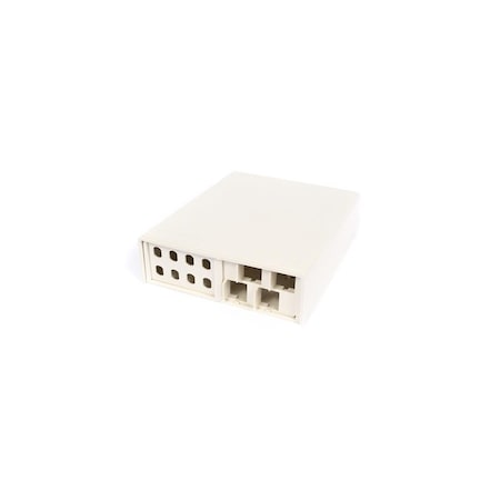 Commscope 1-4 PORT SURFACE MT BOX, MULTIMEDIA USE W. PANEL INSERT, 107992927 WHITE M40A1-B-262